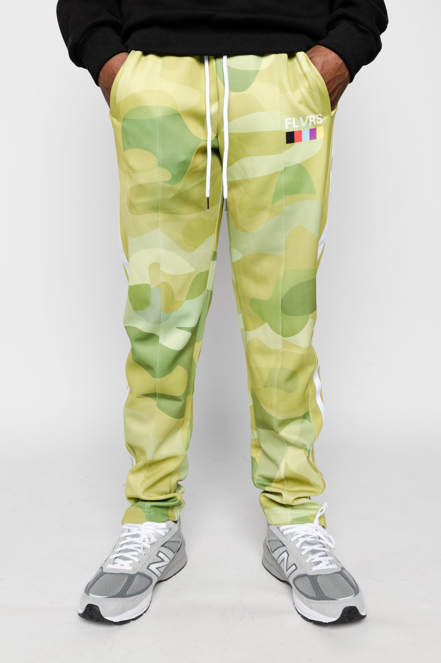 Green Camo Track Pants