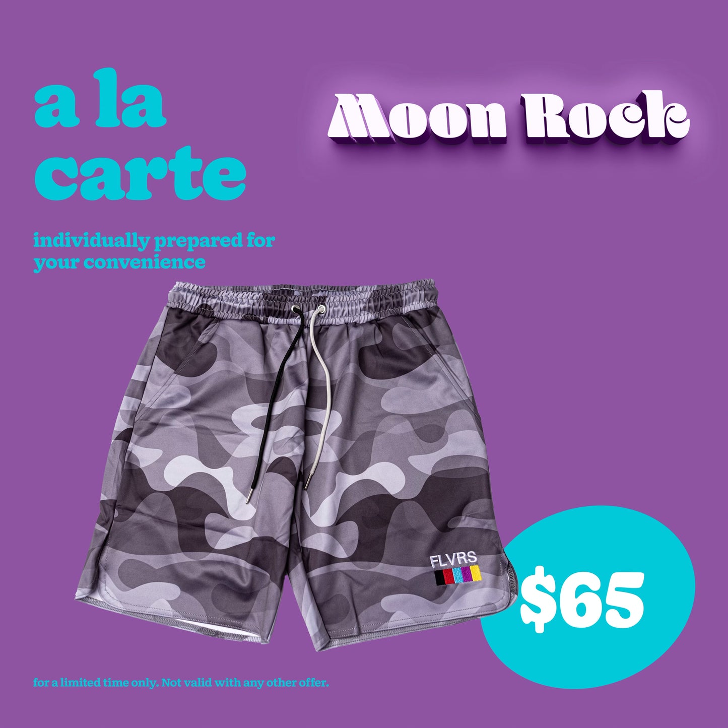 Moonrock Drip Shorts